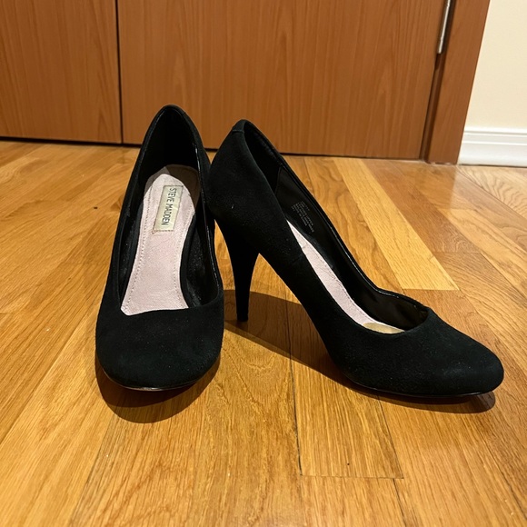 Steve Madden Black Suede Unityy Pump - Size 10 - Picture 8 of 12